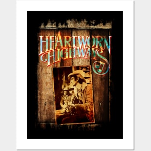 Heartworn Highways Outlaw Country Design Posters and Art